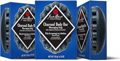 Jack Black Charcoal Body Bar Massaging Soap 4.75oz