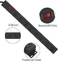 HHSOET Metal 8 Outlet Power Strip — image 3