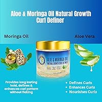 Nefertiti's Secrets Aloe Vera & Moringa Oil Curl Definer Gel 16oz — image 5