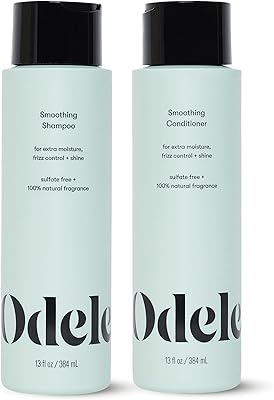 Odele Smoothing Sulfate-Free Shampoo & Conditioner Set, 13 Fl Oz Each