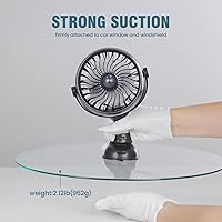 Shinebella Portable Car Fan with Suction and Aroma Function — image 2