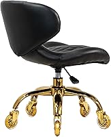 MAYAKOBA Set of 2 Nail Salon Pedicure Stools, Black Gold — image 5