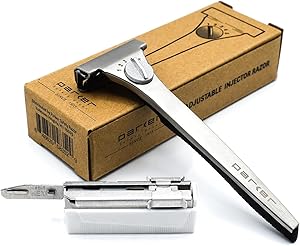 Parker Adjustable Injector Razor with Dial-Control + 20 Injector Blades Review