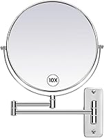 HOMEMIRO 9-Inch Wall Mounted Magnifying Makeup Mirror 1X/10X Magnification — image 1
