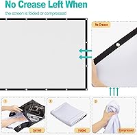 GYUEM 120 Inch Projector Screen with Stand — image 8