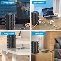 UWIWUTEI Tower Power Strip Surge Protector with 16 Outlets and 5 USB Ports — image 6