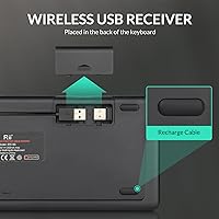 Rii RT518S Wireless and Bluetooth Keyboard — image 7