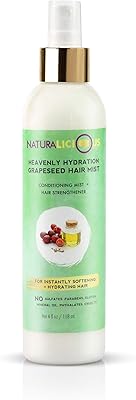 Naturalicious Heavenly Hydration Grapeseed Hair Mist, 4oz