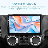 j Junsun Car Radio Stereo for Jeep Wrangler JK, Compass, Grand Cherokee, Dodge Ram with CarPlay & Android Auto — image 4