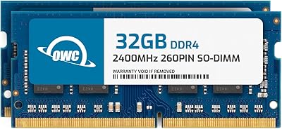 OWC 64GB DDR4 2400MHz SO-DIMM RAM Upgrade (2 x 32GB)