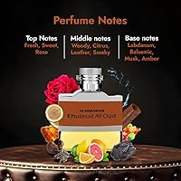 Al Haramain Khulasat Al Oud Cologne for Men - 3.3oz — image 3