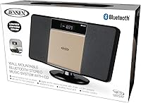 Jensen JBS-300 Champagne Gold Bluetooth Stereo Music System — image 8