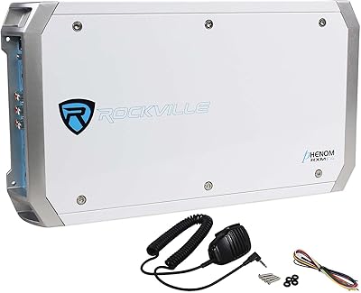 Rockville RXM-F4 2400W Marine 4-Channel Amplifier