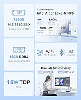 KAMRUI Essenx E1 Mini PC, N150 Processor, 16GB RAM, 1TB SSD — image 2