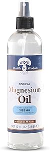 Health & Wisdom Pure Magnesium Oil 12 fl oz Review