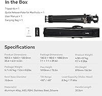 SmallRig AD-80 FreeBlazer Video Tripod System — image 9