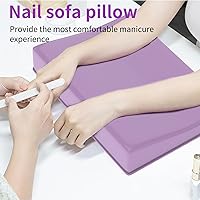 ZIZZON Manicure Hand Rest Cushion Pillow, Purple — image 2