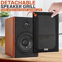 Pyle PHQBS62 6.5″ Home Wooden Bookshelf Speakers — image 4