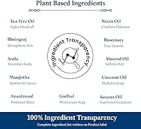 Blue Nectar Anti Dandruff Hair Oil with Neem & Tea Tree, 6.76oz — image 5