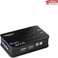 TRENDnet TK-209K 2-Port USB KVM Switch with Audio — image 4