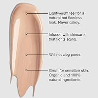 BaeBlu Organic Aloe-Based LUX Liquid Foundation, Nutmeg, 5oz — image 2