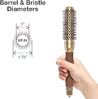 Olivia Garden NanoThermic Ceramic + Ion Round Thermal Hair Brush 1/2″ — image 2