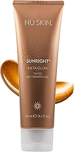 Nu Skin Sunright Insta Glow Self Tanner Gel 4.2oz Review