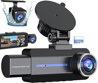 BAEASU J07 3-Channel Dash Cam