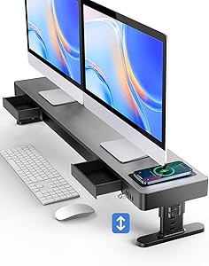 Meatanty Dual Monitor Stand with Adjustable Heights and USB Hub Review