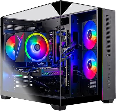 Skytech Gaming Crystal Desktop PC, Intel i5-14400F, NVIDIA RTX 5050 8GB, 1TB SSD, 16GB DDR5 RAM