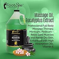 FootSpa Massage Oil Eucalyptus Extract 128 Oz — image 8