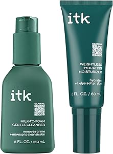 ITK Skincare Milk-To-Foam Cleanser + Hydrating Moisturizer Set Review
