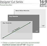 Elite Screens RM-135H-CWHITEUHDB 135″ CineWhiteUHD-B Screen Material — image 5