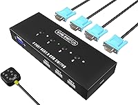 KAGO 4-Port VGA KVM Switch — image 1