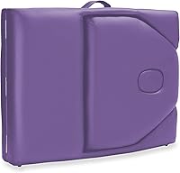 Saloniture Professional Portable Massage Table with Backrest - Lavender — image 6