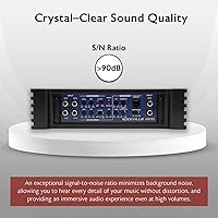 Rockville dB55 4000W 5-Channel Car Amplifier — image 5