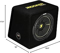 KICKER VCWC124 12″ Subwoofer in Vented Enclosure — image 10
