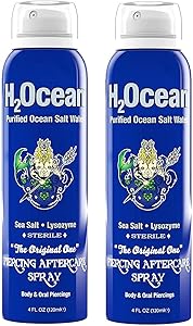 H2Ocean Piercing Aftercare Spray, 4oz (2-Pack) Review