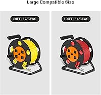 DEWENWILS Extension Cord Storage Reel 100ft 15A — image 5