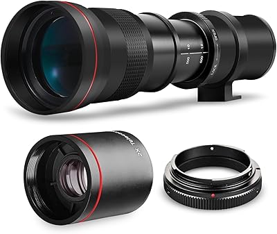 Big Mike's 420-1600mm f/8.3 HD Manual Telephoto Lens for Nikon