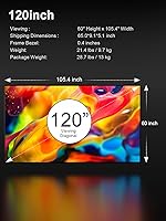 AWOL VISION MW-120 120″ Fixed Frame Projector Screen — image 7