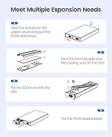 ORICO Dual M.2 NVMe SSD Aluminum USB3.2 Gen2 Docking Station — image 6