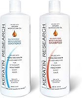 KERATIN RESEARCH Sulfate Free Shampoo & Conditioner 2x1000ml with Moroccan Argan Oil — image 1