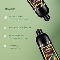 Fvquhvo Silver Gray Hair Dye Shampoo, 16.9 Fl Oz — image 2