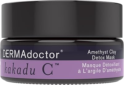 DERMAdoctor Clay Face Mask with Bentonite & Kaolin Clay + Vitamin C - 1.69 oz