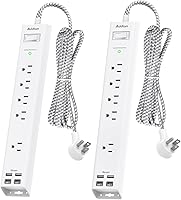 Addtam 10Ft Surge Protector Power Strip AD313C2 — image 1