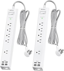 Addtam 10Ft Surge Protector Power Strip AD313C2 Review