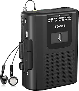 FIOLEES Portable Cassette Recorder Player Review