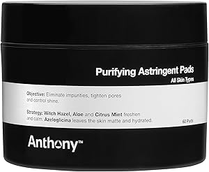 Anthony Witch Hazel Pads Pore Cleaner 60 Count Review