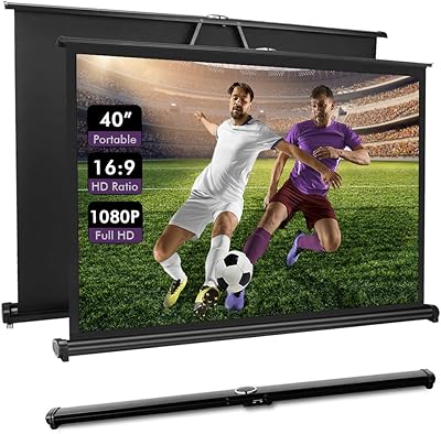 Tecdigbo 40-inch Portable Projection Screen